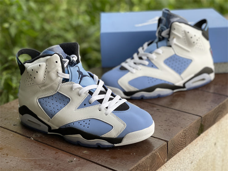 Air Jordan 6 Retro UNC White (GS)