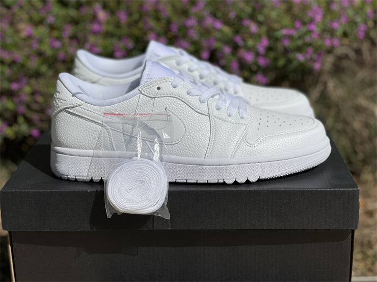 Air Jordan 1 Retro Low Golf Triple White