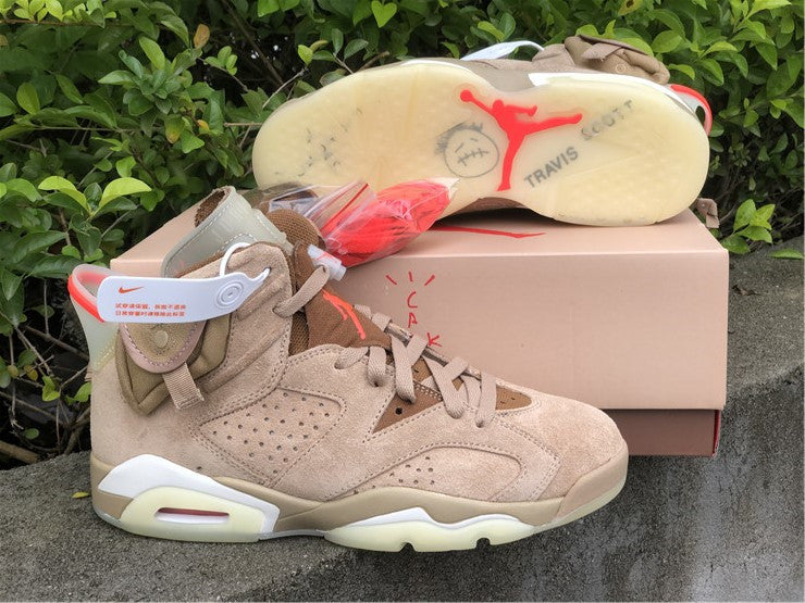 Air Jordan 6 Retro Travis Scott British Khaki