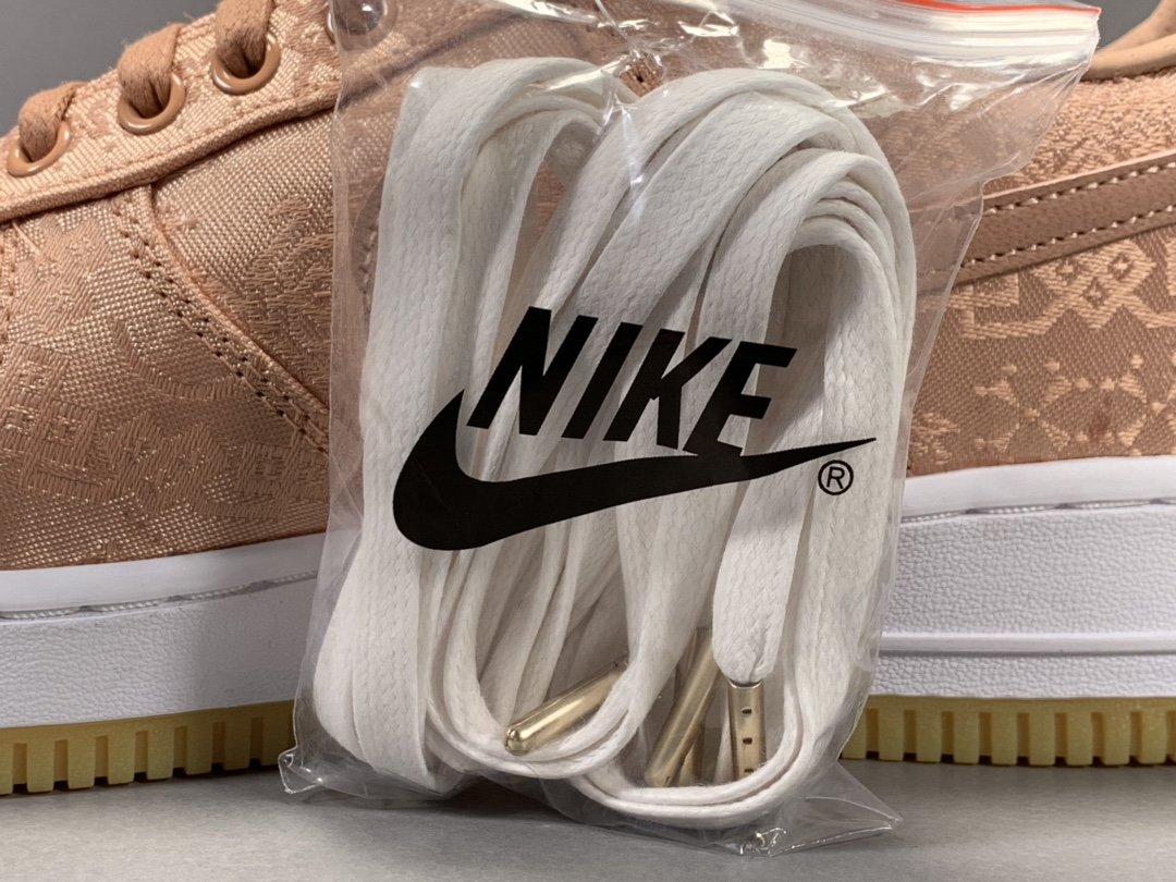 Nike Air Force 1 Low CLOT Rose Gold Silk