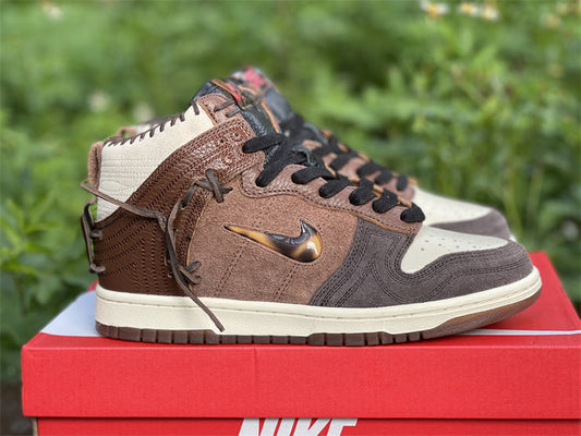 Nike Dunk High Bodega Legend Fauna Brown