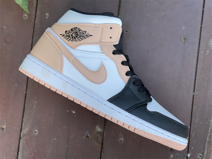 Air Jordan 1 Mid Arctic Orange Black Toe