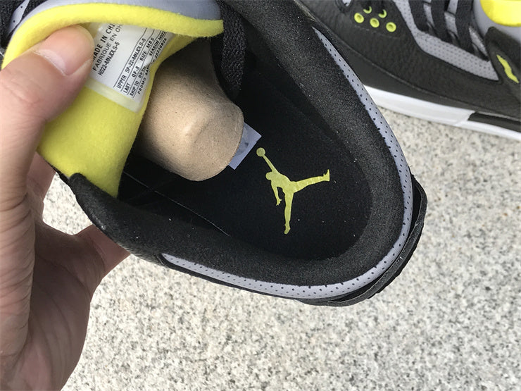 Air Jordan 3 Retro Oregon black and yellow duck