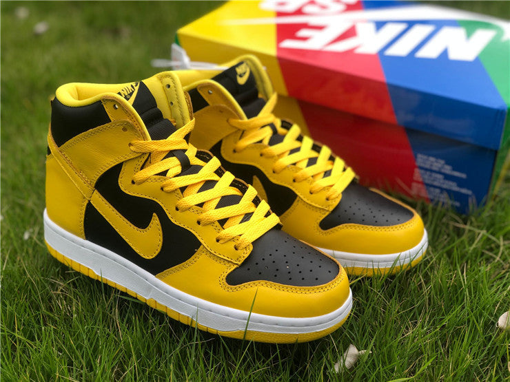 Nike Dunk High Black Varsity Maize