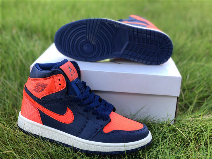 Air Jordan 1 Retro High Blue Void Turf Orange (W)