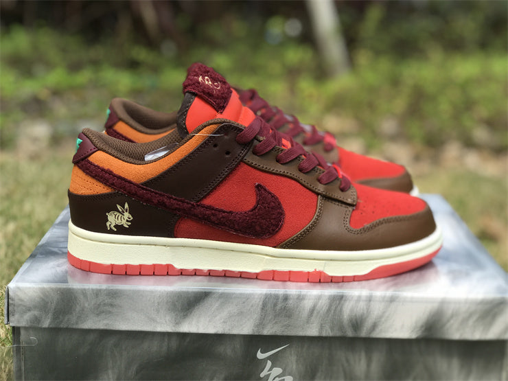 Nike Dunk Low Retro PRM Year of the Rabbit Light Crimson (2023)