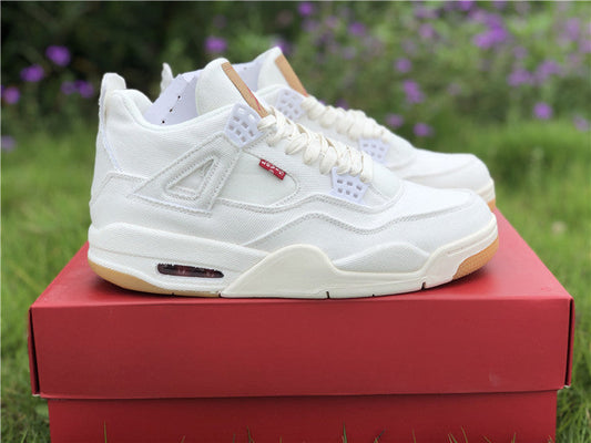 Air Jordan 4  Retro Levi's White (Levi's Tag)