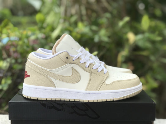 Air Jordan 1 Low SE Sail Rattan University Red