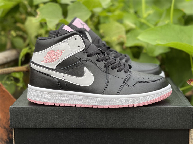 Air Jordan 1 Mid  Arctic Pink Black (GS)