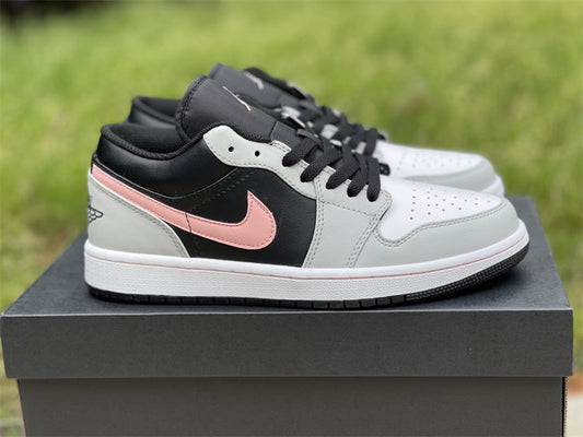 Air Jordan 1 Low Black Grey Pink