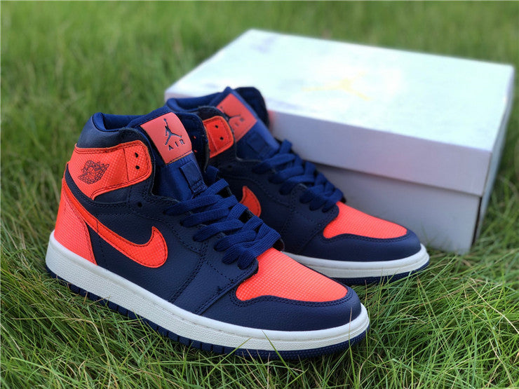 Air Jordan 1 Retro High Blue Void Turf Orange (W)