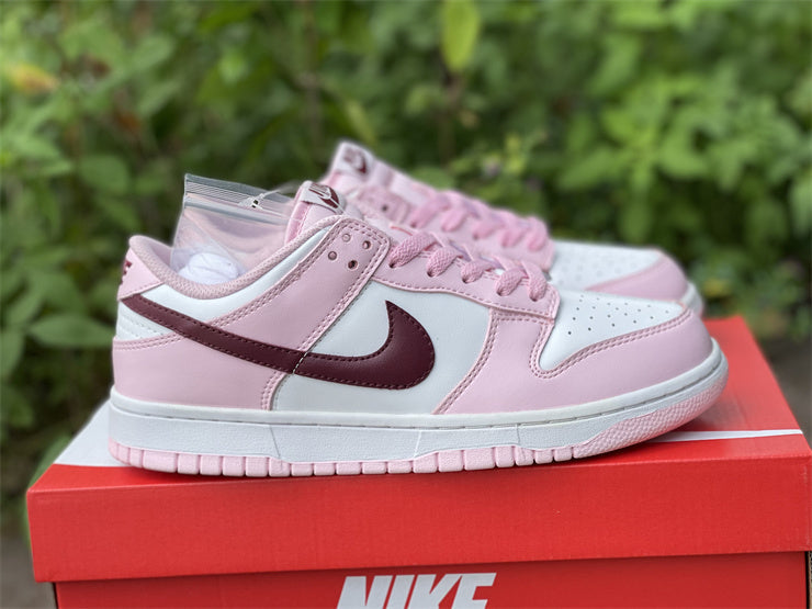 Nike Dunk Low Pink Foam Red White (GS)