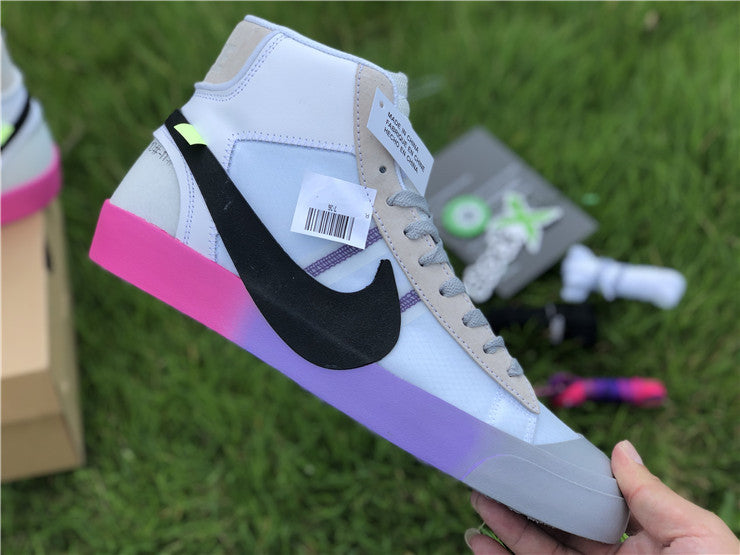 Nike Mid Off-White Wolf Grey Serena Queen