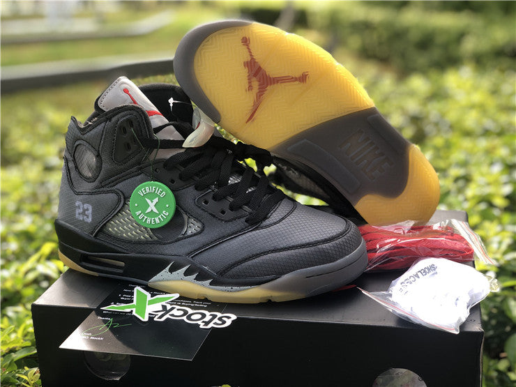 Air Jordan 5 Retro Off-White Black