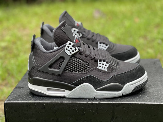 Air Jordan 4 Retro “Black Canvas”