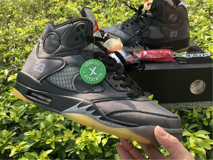 Air Jordan 5 Retro Off-White Black