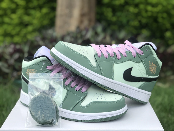 Air Jordan 1  Mid Dutch Green (W)