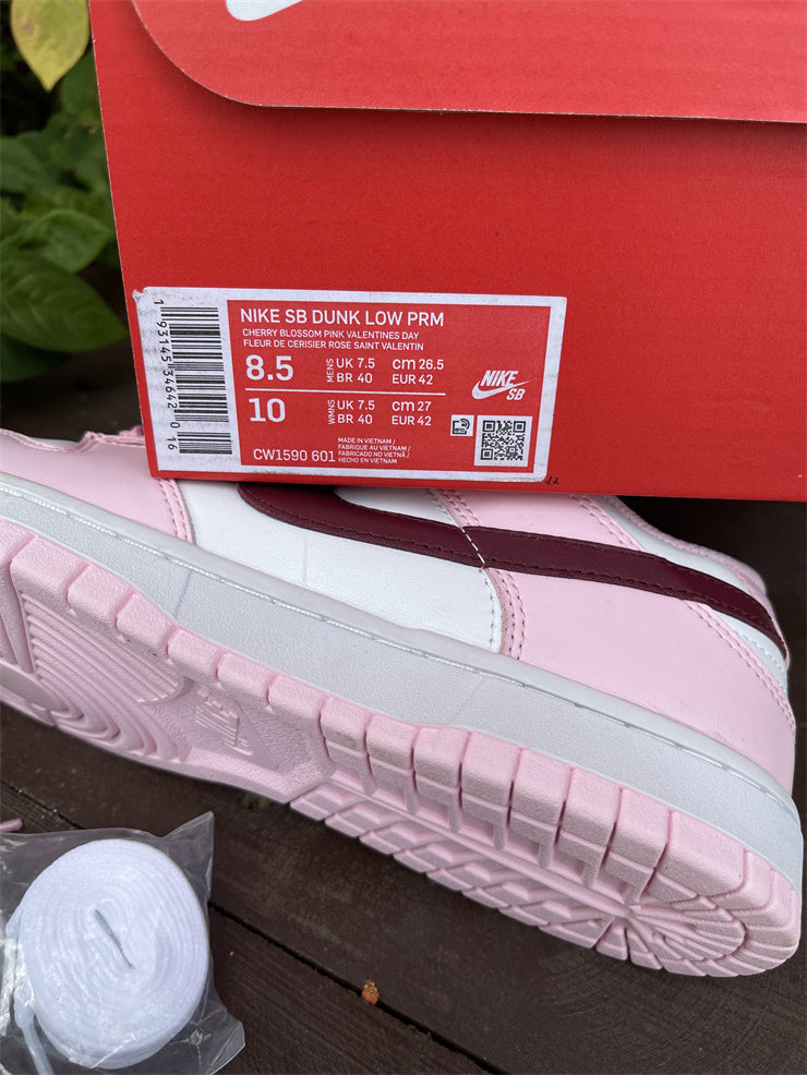 Nike Dunk Low Pink Foam Red White (GS)