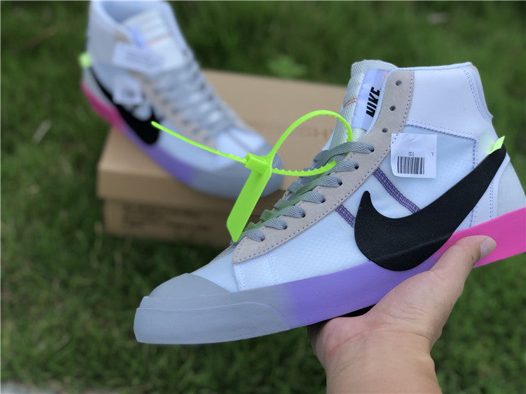 Nike Mid Off-White Wolf Grey Serena Queen