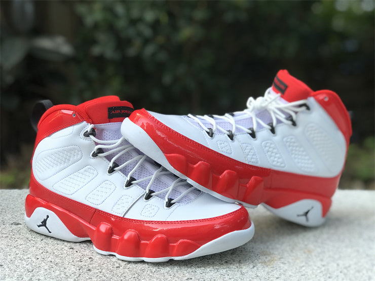 Air Jordan 9 Retro White Gym Red