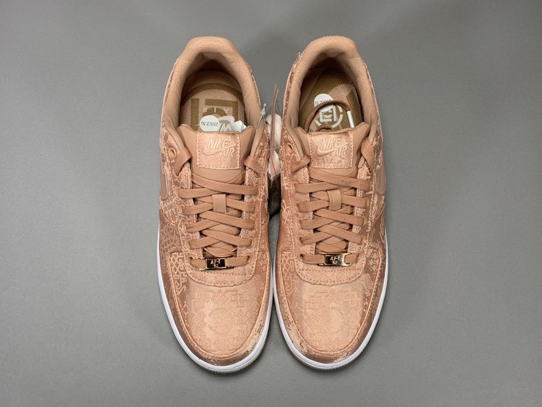 Nike Air Force 1 Low CLOT Rose Gold Silk