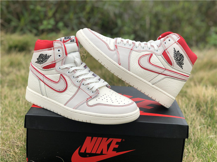 Air Jordan 1 Retro High Phantom Gym Red