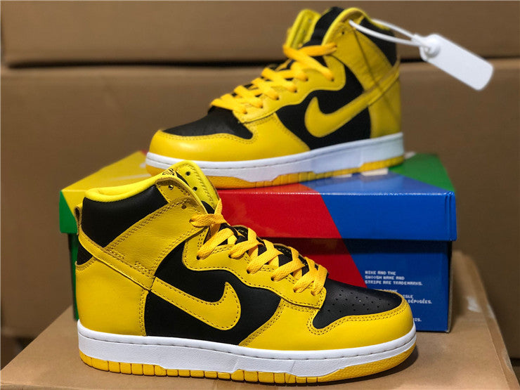 Nike Dunk High Black Varsity Maize