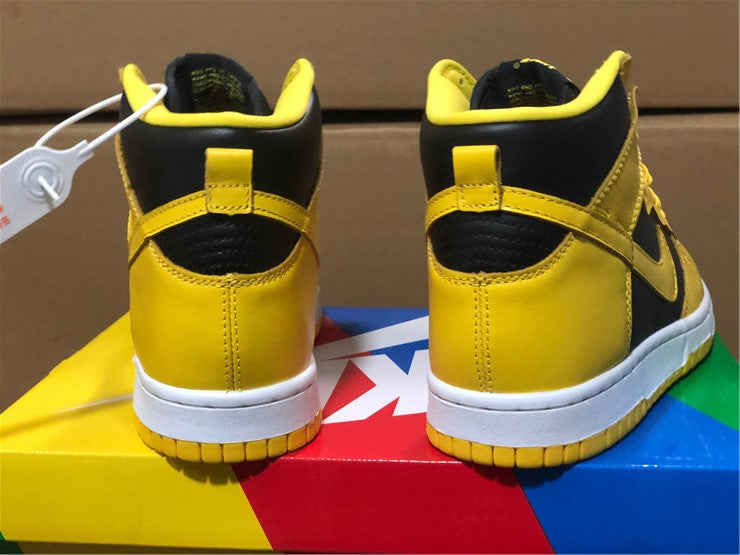 Nike Dunk High Black Varsity Maize