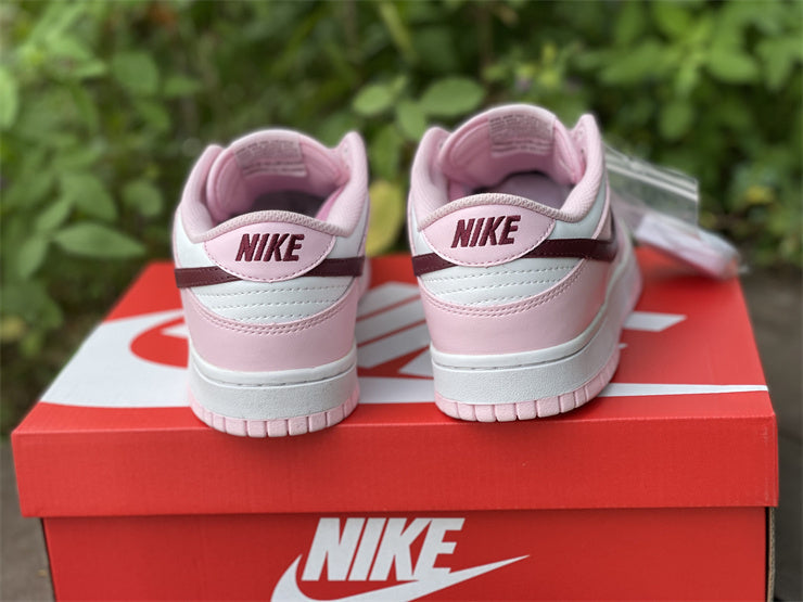 Nike Dunk Low Pink Foam Red White (GS)