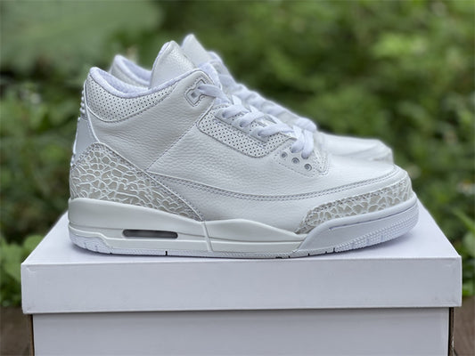 Air Jordan 3 Retro Pure White (2018) 136064-111