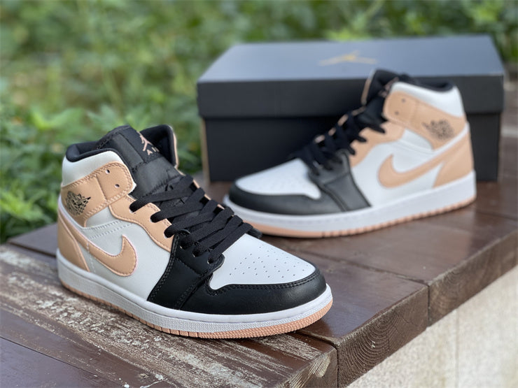 Air Jordan 1 Mid Arctic Orange Black Toe