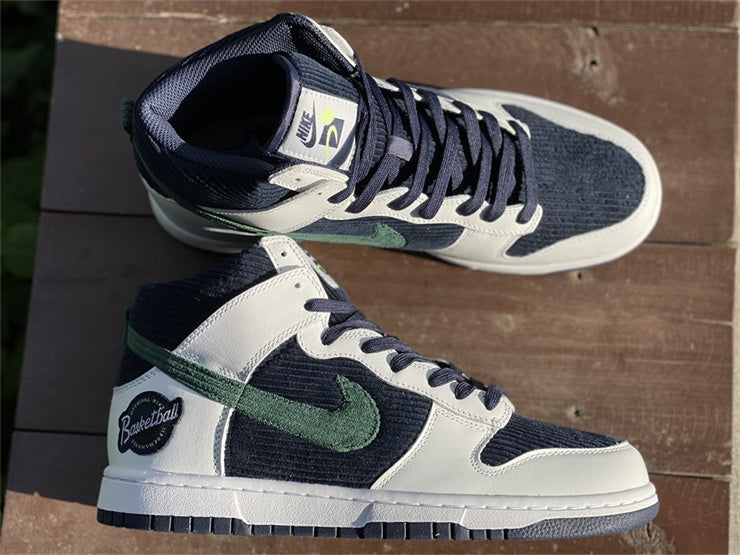 Nike Dunk High Sports Specialties White Navy