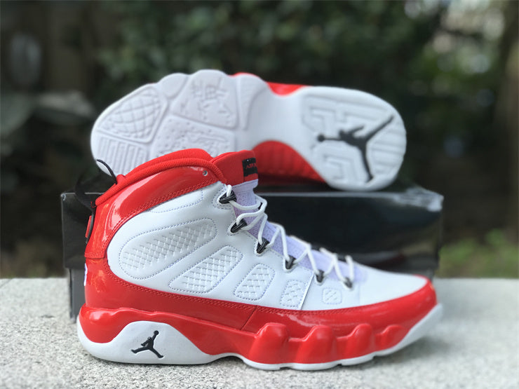 Air Jordan 9 Retro White Gym Red