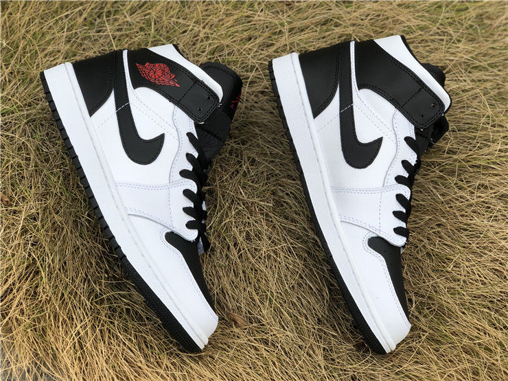 Air Jordan 1 Mid Reverse Black Toe (W)