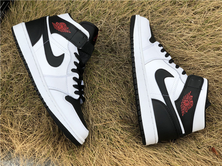 Air Jordan 1 Mid Reverse Black Toe (W)