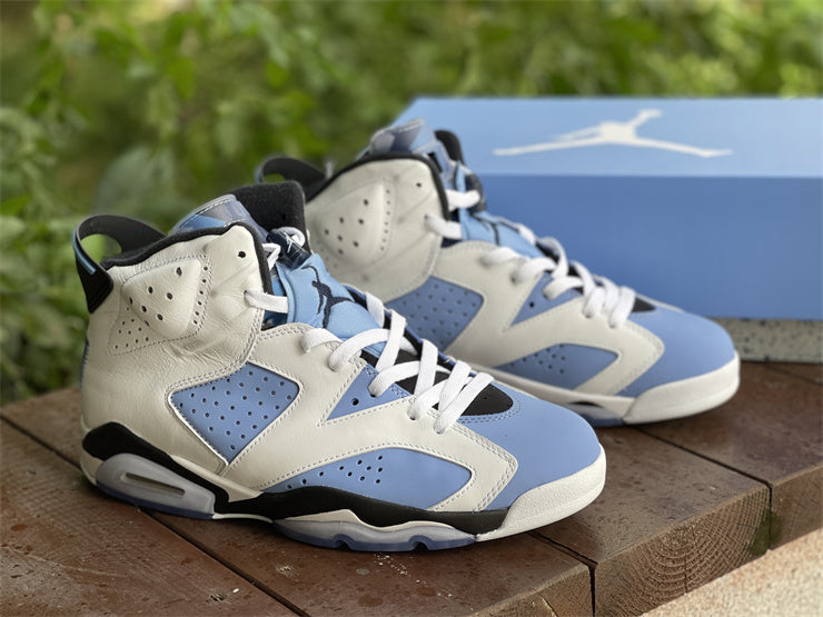 Air Jordan 6 Retro UNC White (GS)