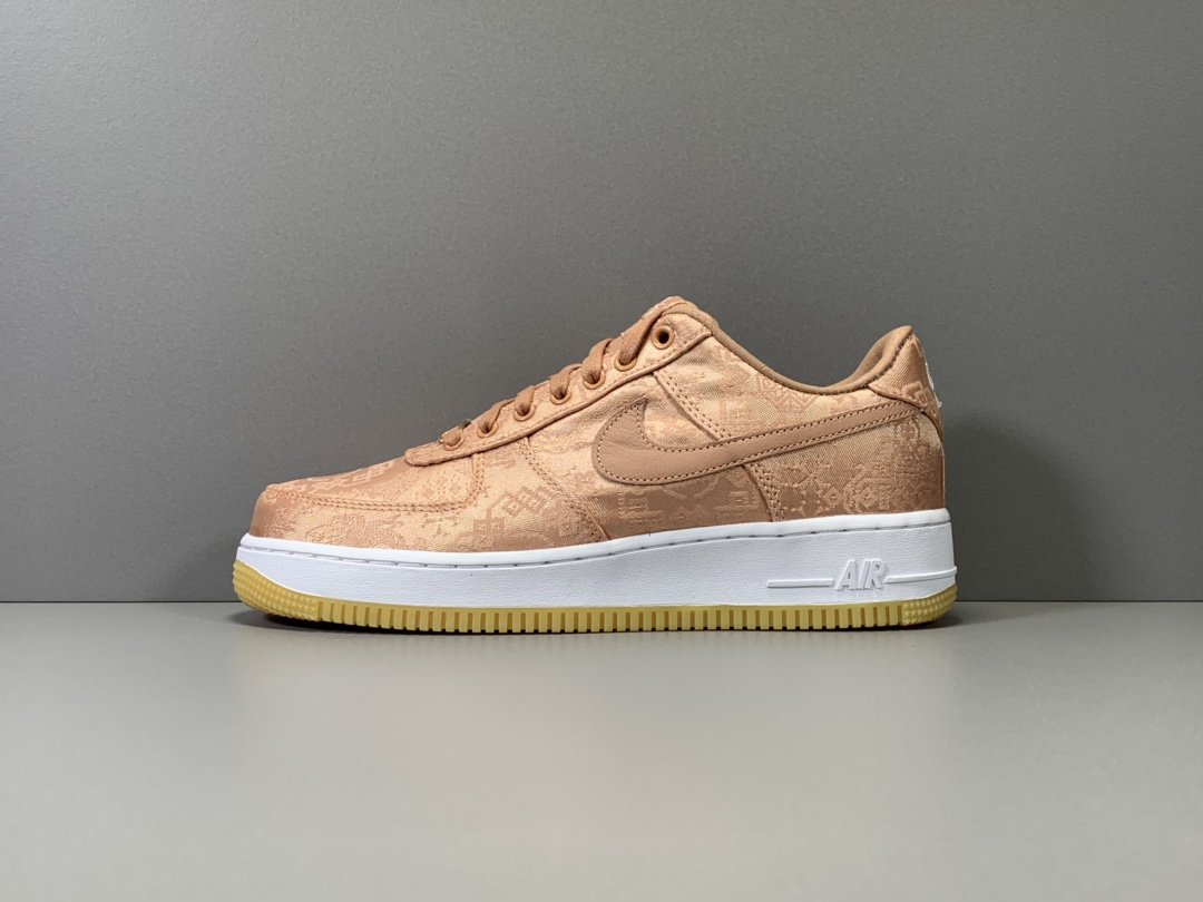 Nike Air Force 1 Low CLOT Rose Gold Silk