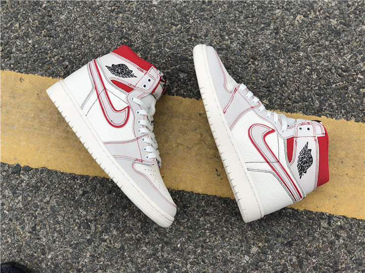 Air Jordan 1 Retro High Phantom Gym Red