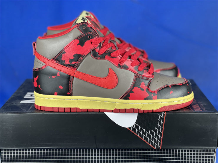 Nike Dunk High 1985 Red Acid Wash DD9404-600