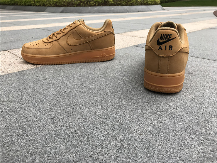 Nike Air Force 1 Low GS Wheat Flax 8 Leather