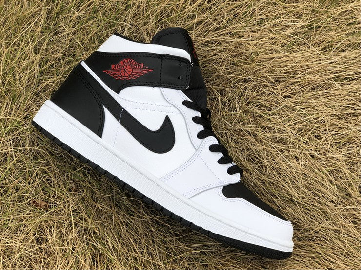 Air Jordan 1 Mid Reverse Black Toe (W)